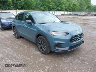 2024 Honda HR-V Sport z VIN 3CZRZ2H5XRM776715, wystawiony jako IAAI lot #42377596 z przebiegiem 19 146 mil mil oraz . Historia ofert i sprzedaży dostępna na DreamBid. Obrazek 1.