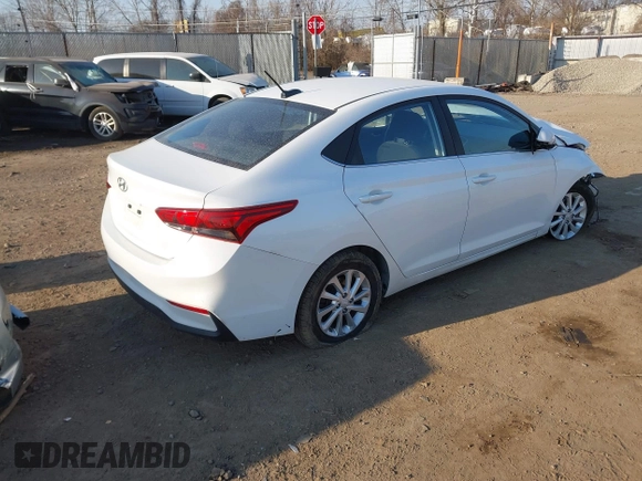 2019 Hyundai Accent SE with VIN 3KPC24A39KE070324, listed as a IAAI auction lot 41768121 with 62,500 mi miles. Bid and sale history available at carsss.com. Image 4.