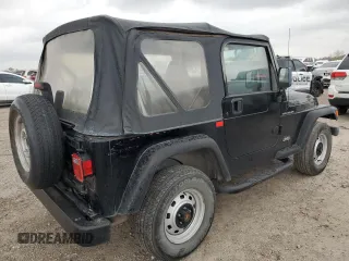 1998 Jeep Wrangler SE with VIN 1J4FY29P2WP776252, listed as a Copart auction lot 46415865 with 96,215 mi miles and Salvage Title. Bid and sale history available at carsss.com. Image 3.