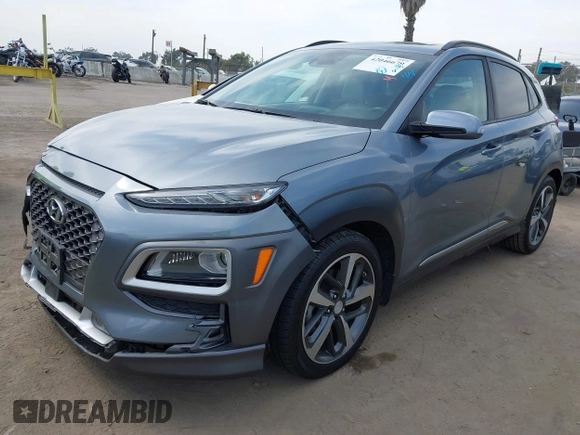 2019 Hyundai Kona Ultimate with VIN KM8K53A58KU198498, listed as a IAAI auction lot 42046679 with 57,327 mi miles and . Bid and sale history available at carsss.com. Image 20.