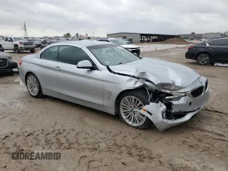 2014 BMW 4 Series 428i with VIN WBA3V7C50EJ873373, listed as a Copart auction lot 44395565 with 33,042 mi miles and Salvage title. Bid and sale history available at DreamBid. Image 4.