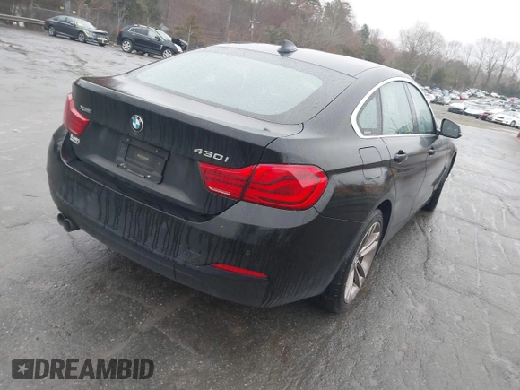 2019 BMW 4 Series 430i xDrive with VIN WBA4J3C56KBL06602, listed as a IAAI auction lot 41734467 with 225,041 mi miles. Bid and sale history available at carsss.com. Image 4.