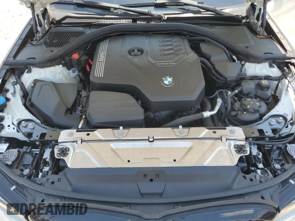 2022 BMW 3 Series 330i with VIN 3MW5R1J06N8C31334, listed as a Copart auction lot 52724395 with 36,445 mi miles and Salvage Title. Bid and sale history available at carsss.com. Image 12.