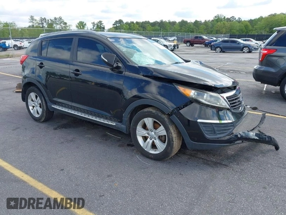 2013 Kia Sportage LX with VIN KNDPB3A27D7428624, listed as a IAAI auction lot 42006497 with 91,244 mi miles. Bid and sale history available at carsss.com. Image 1.