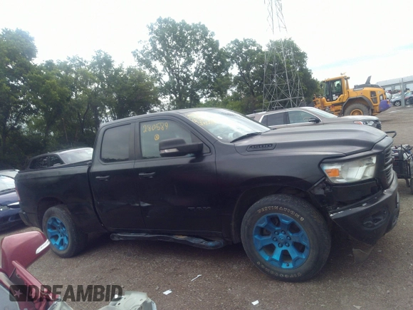 2020 Ram 1500 Big Horn with VIN 1C6SRFBT2LN280589, listed as a IAAI auction lot 42505720 with 124,355 mi miles and . Bid and sale history available at DreamBid. Image 13.