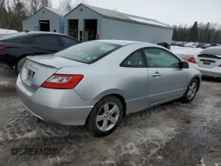 2006 Honda Civic Cpe LX with VIN 2HGFG11666H013016, listed as a Copart auction lot 47535795 with 288,657 mi miles and Clean Title. Bid and sale history available at carsss.com. Image 3.