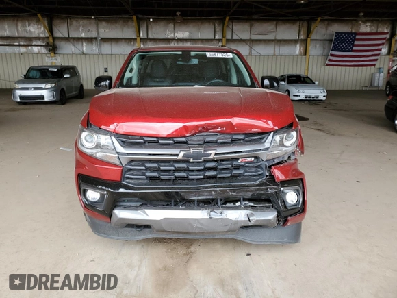 2022 Chevrolet Colorado 4WD Z71 with VIN 1GCGTDEN6N1106925, listed as a Copart auction lot 55877825 with 57,354 mi miles and Salvage title. Bid and sale history available at DreamBid. Image 5.