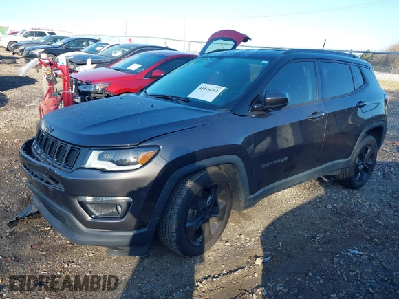 2020 Jeep Compass Latitude w/Sun/Safety Pkg with VIN 3C4NJCBB9LT236530, listed as a IAAI auction lot 41516261 with 67,158 mi miles. Bid and sale history available at carsss.com. Image 2.