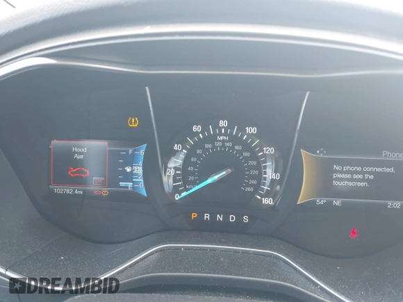 2016 Ford Fusion SE with VIN 3FA6P0T93GR348715, listed as a IAAI auction lot 41810962 with 102,782 mi miles. Bid and sale history available at carsss.com. Image 7.