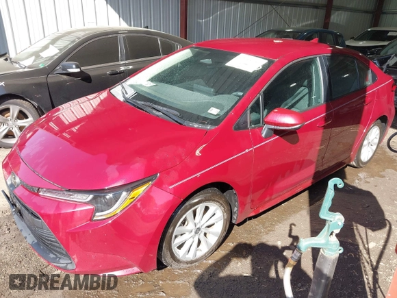 2023 Toyota Corolla LE with VIN 5YFB4MDE6PP076400, listed as a IAAI auction lot 42045159 with 27,190 mi miles. Bid and sale history available at carsss.com. Image 17.