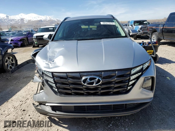 2022 Hyundai Tucson SEL with VIN 5NMJFCAE7NH089359, listed as a Copart auction lot 48527075 with 73,938 mi miles and Salvage Title. Bid and sale history available at DreamBid. Image 5.