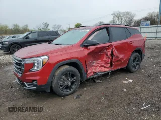 2024 GMC Terrain AT4 z VIN 3GKALYEG4RL219435, wystawiony jako Copart lot #54608085 z przebiegiem 59 572 mil mil oraz Szkoda całkowita • Salvage title. Historia ofert i sprzedaży dostępna na DreamBid. Obrazek 1.