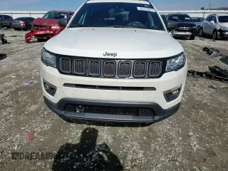 2021 Jeep Compass 80th Anniversary with VIN 3C4NJCEB6MT553095, listed as a Copart auction lot 45176075 with 45,415 mi miles and Salvage Title. Bid and sale history available at carsss.com. Image 12.