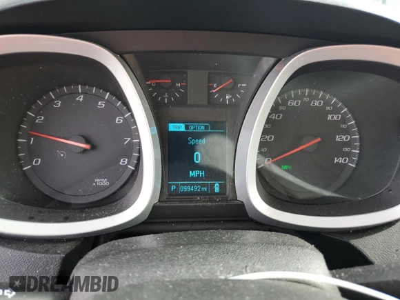 2017 Chevrolet Equinox LS z VIN 2GNALBEK4H6111310, wystawiony jako Copart lot #55721525 z przebiegiem 99 492 mil mil oraz Szkoda całkowita • Salvage title. Historia ofert i sprzedaży dostępna na DreamBid. Obrazek 9.