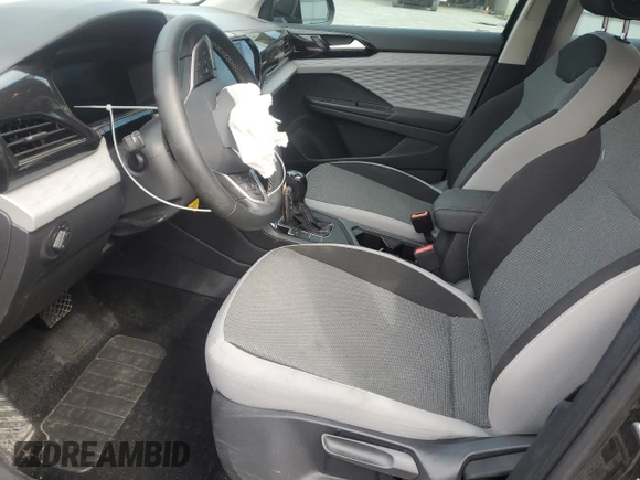 2023 Volkswagen Taos S с VIN 3VVCX7B20PM374049, выставлен на аукционе Copart как лот 52433635 с пробегом 35 724 миль миль и Списание • Salvage title. История ставок и продаж доступна на DreamBid. Изображение 7.