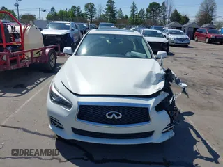 2014 Infiniti Q50 Premium with VIN JN1BV7APXEM691474, listed as a IAAI auction lot 41884939 with 135,559 mi miles. Bid and sale history available at carsss.com. Image 12.