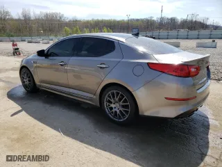 2015 Kia Optima SXL Turbo with VIN 5XXGR4A6XFG401495, listed as a Copart auction lot 50052205 with 172,747 mi miles and Salvage Title. Bid and sale history available at carsss.com. Image 2.
