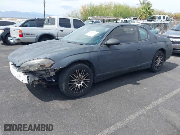2006 Chevrolet Monte Carlo LT 3.9L with VIN 2G1WK151169366021, listed as a IAAI auction lot 41874601 with 104,202 mi miles. Bid and sale history available at carsss.com. Image 2.