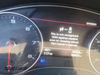 2012 Audi A6 3.0T Premium Plus with VIN WAUGGAFC2CN163853, listed as a Copart auction lot 46657225 with 156,412 mi miles and Salvage Title. Bid and sale history available at carsss.com. Image 9.