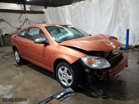 2005 Chevrolet Cobalt with VIN 1G1AK12F757602584, listed as a Copart auction lot 43250295 with 0 mi miles and Salvage Title. Bid and sale history available at carsss.com. Image 4.
