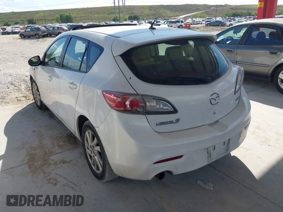 2013 Mazda 3 i Touring with VIN JM1BL1L70D1766020, listed as a IAAI auction lot 41548499 with 236,833 mi miles and . Bid and sale history available at carsss.com. Image 3.