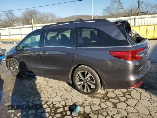 2020 Honda Odyssey Elite with VIN 5FNRL6H96LB059970, listed as a Copart auction lot 89288395 with 56,971 mi miles and Salvage Title. Bid and sale history available at DreamBid. Image 2.