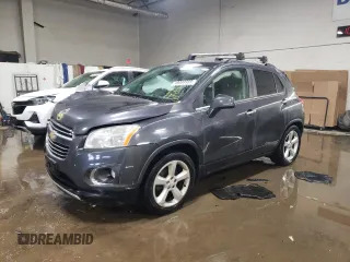 2016 Chevrolet Trax LTZ with VIN 3GNCJRSB5GL229579, listed as a Copart auction lot 49098985 with 151,093 mi miles and Salvage Title. Bid and sale history available at carsss.com. Image 1.