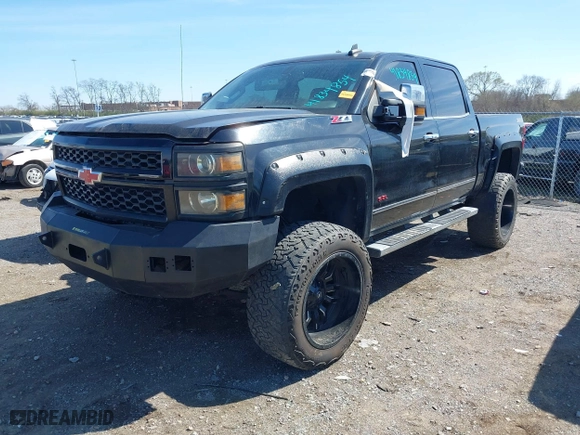 2015 Chevrolet Silverado 1500 LTZ with VIN 3GCUKSEJ2FG449967, listed as a IAAI auction lot 41834854 with 1 mi miles. Bid and sale history available at carsss.com. Image 17.