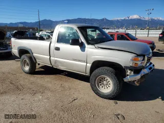 2007 GMC Sierra 2500HD Classic Work Truck with VIN 1GTHK24U57E188436, listed as a Copart auction lot 76539294 with 0 mi miles and Salvage Title. Bid and sale history available at carsss.com. Image 4.
