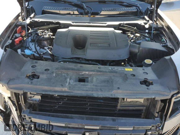 2023 Land Rover Defender X with VIN SALEX7EUXP2200655, listed as a Copart auction lot 56736425 with 28,559 mi miles and Salvage title. Bid and sale history available at DreamBid. Image 12.