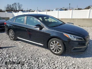 2015 Hyundai Sonata Sport with VIN 5NPE34AF9FH093247, listed as a Copart auction lot 47123355 with 106,105 mi miles and Clean title. Bid and sale history available at DreamBid. Image 4.