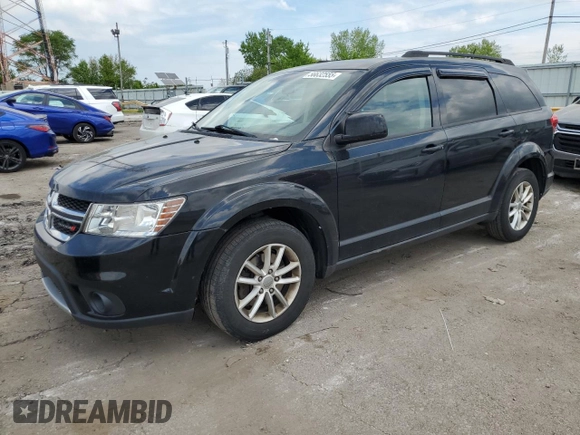 2014 Dodge Journey SXT z VIN 3C4PDCBG8ET115115, wystawiony jako Copart lot #56632555 z przebiegiem 139 785 mil mil oraz Szkoda całkowita • Salvage title. Historia ofert i sprzedaży dostępna na DreamBid. Obrazek 1.