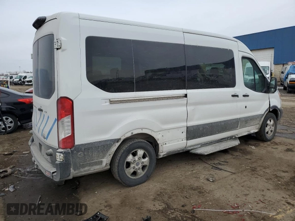 2018 Ford Transit Passenger XL z VIN 1FBAX2CM3JKA97862, wystawiony jako Copart lot #43121545 z przebiegiem 67 592 mil mil oraz Czysty tytuł • Clean title. Historia ofert i sprzedaży dostępna na DreamBid. Obrazek 3.