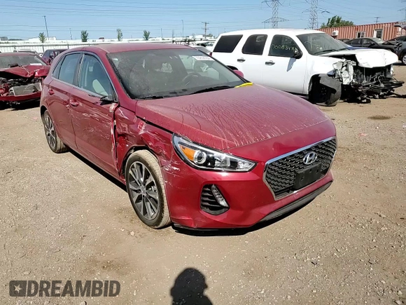 2018 Hyundai Elantra GT with VIN KMHH35LE2JU038690, listed as a Copart auction lot 70252784 with 41,710 mi miles and Salvage Title. Bid and sale history available at carsss.com. Image 10.