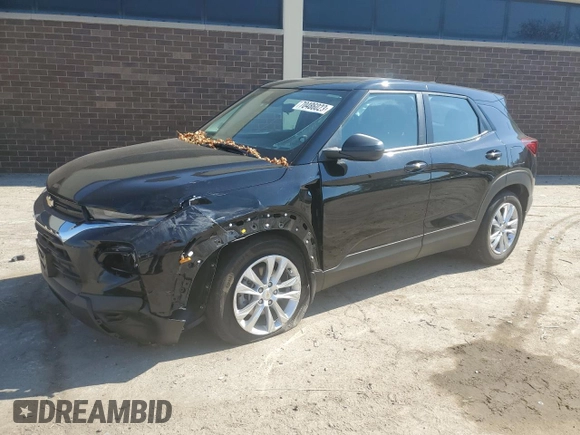 2021 Chevrolet TrailBlazer LS with VIN KL79MMS28MB156733, listed as a Copart auction lot 70486023 with 95,668 mi miles. Bid and sale history available at carsss.com. Image 1.