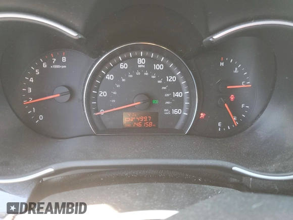 2014 Kia Sorento LX with VIN 5XYKT3A67EG430100, listed as a Copart auction lot 49814745 with 146,158 mi miles and Salvage Title. Bid and sale history available at carsss.com. Image 9.
