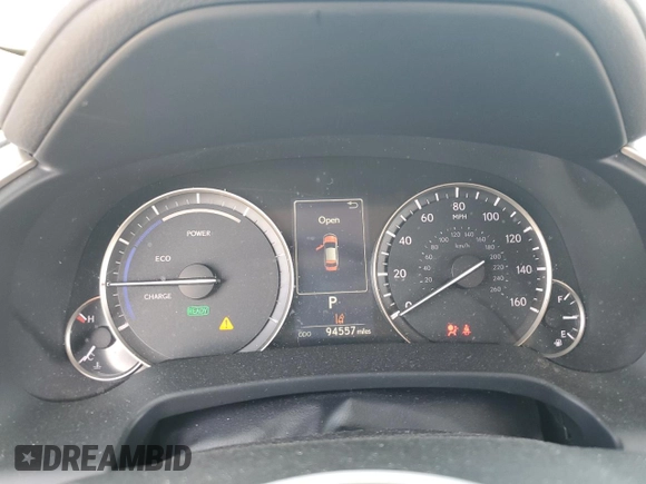 2018 Lexus RX 450hL Premium with VIN JTJDGKCAXJ2004427, listed as a Copart auction lot 55213625 with 94,557 mi miles and Salvage title. Bid and sale history available at DreamBid. Image 9.