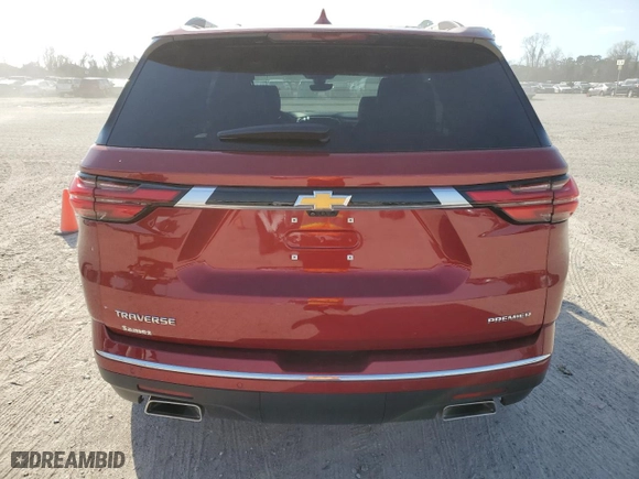 2023 Chevrolet Traverse Premier with VIN 1GNERKKW1PJ311358, listed as a Copart auction lot 49135475 with 5,593 mi miles and Clean Title. Bid and sale history available at carsss.com. Image 6.