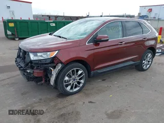 2016 Ford Edge Titanium with VIN 2FMPK4K86GBB31442, listed as a IAAI auction lot 41854898 with 79,599 mi miles. Bid and sale history available at carsss.com. Image 19.