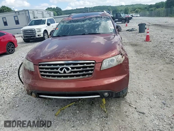 2008 Infiniti FX Options with VIN JNRBS08W68X400384, listed as a Copart auction lot 59956025 with 173,499 mi miles and Salvage title. Bid and sale history available at DreamBid. Image 14.