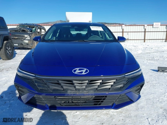 2024 Hyundai Elantra Essential with VIN KMHLM4DG3RU845331, listed as a IAAI auction lot 41538418 with 6,972 mi miles. Bid and sale history available at carsss.com. Image 12.