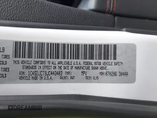2018 Dodge Durango R/T z VIN 1C4SDJCT9JC443403, wystawiony jako IAAI lot #42463528 z przebiegiem 180 332 mil mil oraz . Historia ofert i sprzedaży dostępna na DreamBid. Obrazek 9.
