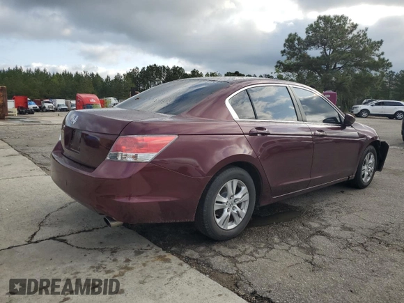 2009 Honda Accord LX-P with VIN 1HGCP26469A170113, listed as a Copart auction lot 50521755 with 113,206 mi miles and Salvage Title. Bid and sale history available at DreamBid. Image 3.