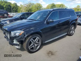 2017 Mercedes-Benz GLS 550 with VIN 4JGDF7DE7HA904797, listed as a Copart auction lot 70669814 with 75,145 mi miles and Salvage Title. Bid and sale history available at DreamBid. Image 1.