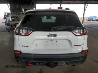 2022 Jeep Cherokee Trailhawk with VIN 1C4PJMBX6ND556259, listed as a Copart auction lot 44730605 with 55,328 mi miles and Non Repairable. Bid and sale history available at carsss.com. Image 6.