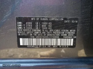 2018 Subaru Impreza with VIN 4S3GTAA69J1730998, listed as a Copart auction lot 53235735 with 86,636 mi miles and Salvage Title. Bid and sale history available at carsss.com. Image 12.