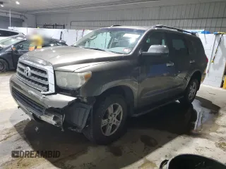 2008 Toyota Sequoia Ltd with VIN 5TDBY68A28S008806, listed as a Copart auction lot 46523015 with 161,603 mi miles and Salvage Title. Bid and sale history available at carsss.com. Image 1.