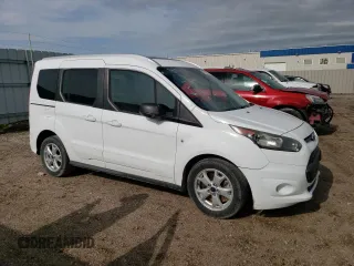 2015 Ford Transit Connect XLT with VIN NM0AE8F78F1204635, listed as a Copart auction lot 67088024 with 24,665 mi miles and Salvage title. Bid and sale history available at DreamBid. Image 4.