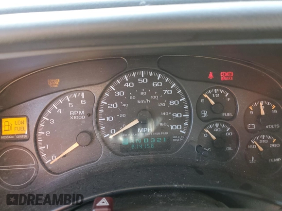 2002 Chevrolet Suburban LS with VIN 3GNFK16Z12G273440, listed as a Copart auction lot 72806534 with 214,158 mi miles and Salvage Title. Bid and sale history available at carsss.com. Image 9.