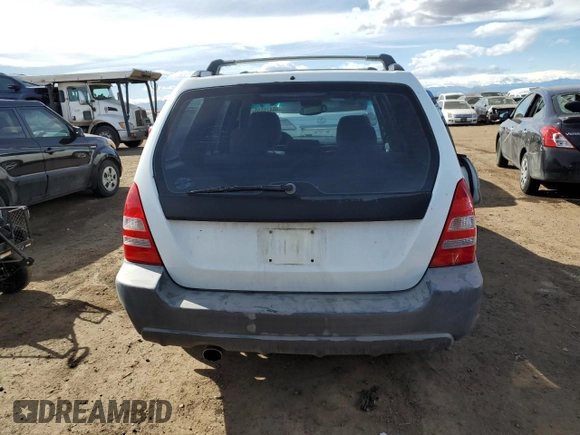 2003 Subaru Forester X with VIN JF1SG63673H722066, listed as a Copart auction lot 46478655 with 221,656 mi miles and Salvage Title. Bid and sale history available at carsss.com. Image 6.